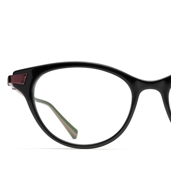 Robert Marc 2012 Acetate/Titanium Cat-Eye Glasses, Onyx 433, 49MM, NWT, $595 - Picture 3 of 7